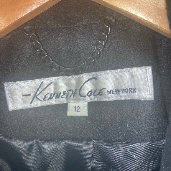 Kenneth Cole black  ladies pea coat - Picture 3 of 3